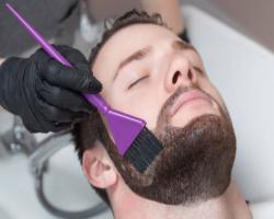 Beard Color with Product