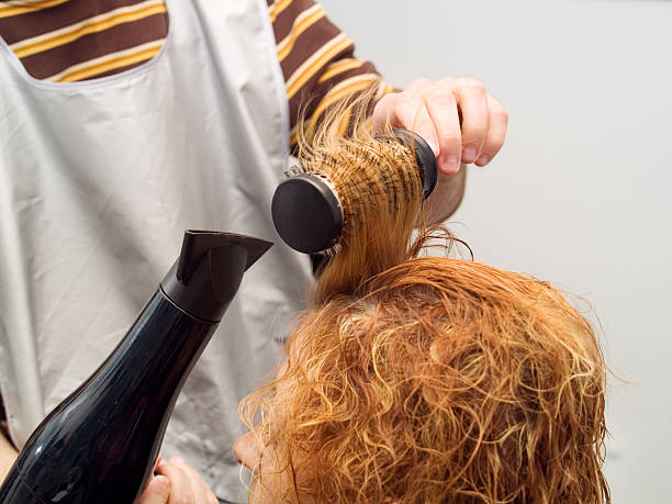 Blow Dry with Curls (Short Hair)